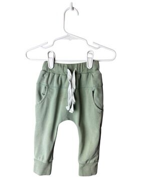 Little Bipsy Green Joggers 6-12M